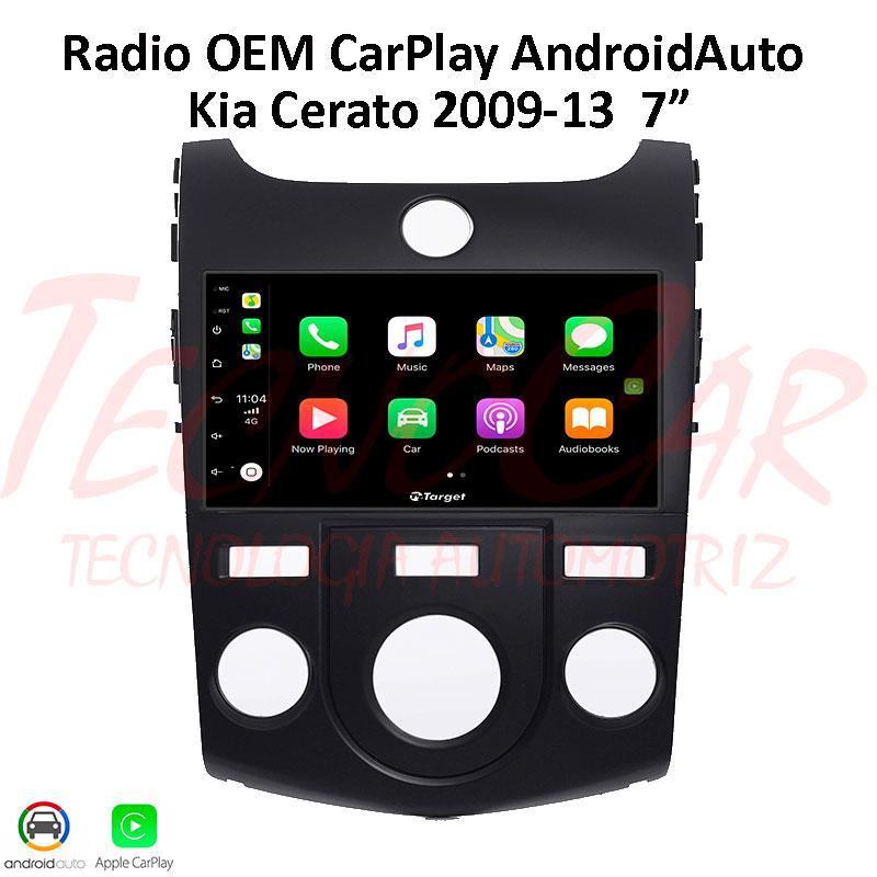 RADIO KIA CERATO 2009-2012  CARPLAY  / ANDROID AUTO / 7"